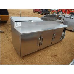 34" X 94" STAINLESS STEEL COOLER