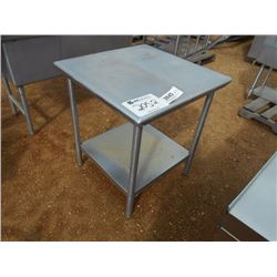 30" X 30" STAINLESS STEEL TABLE