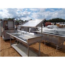 28" X 94" SINK, STAINLESS STEEL