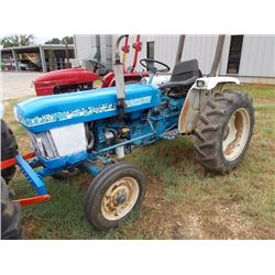 FORD 1710 FARM TRACTOR, VIN/SN:13476 - 3 PTH, PTO, ROLL BAR, METER READING 1,990 HOURS