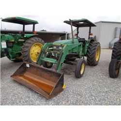JOHN DEERE 5300 FARM TRACTOR, VIN/SN:120084 - 3 PTH, PTO, 1 HYD REMOTE, KOYKER 210 FRONT LOADER ATTA