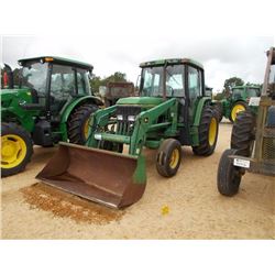 JOHN DEERE 6200 FARM TRACTOR, VIN/SN:118847 - 3 PTH, PTO, 2 HYD REMOTES, JD 620 FRONT LOADER ATTACH,