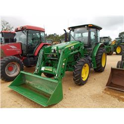 2015 JOHN DEERE 5085E FARM TRACTOR, VIN/SN:Y440686 - MFWD, 3 PTH, PTO, 2 HYD REMOTES, JOHN DEERE H24