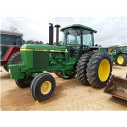 JOHN DEERE 4440 FARM TRACTOR, VIN/SN:014350R - 3 PTH, PTO, 2 REMOTES, ECAB W/AIR, DUALS, 18.4-38 TIR