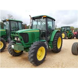 JOHN DEERE 6415 FARM TRACTOR, VIN/SN:D51950 - MFWD, 3 PTH, PTO, 2 REMOTES, ECAB W/AIR, 18.4-36 TIRES
