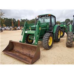 2003 JOHN DEERE 6420 FARM TRACTOR, VIN/SN:377229 - MFWD, 3 PTH, PTO, 3 REMOTES, ECAB W/AIR, 18.4R34 