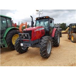 MASSEY FERGUSON 5465 FARM TRACTOR, VIN/SN:11237019 - MFWD, 3PTH, PTO, ECAB W/AIR, 18.4R34 TIRES, MET