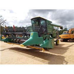 JOHN DEERE 6620 TURBO COMBINE, VIN/SN:503919 - DIESEL ENGINE, HYDRASTAT TRANS, ECAB W/AIR, STRAW CHO