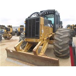 2010 CAT 545C GRAPPLE SKIDDER, VIN/SN:500538 - DUAL ARCH, WINCH, ECAB W/AIR, 35.5L-32 TIRES, METER R