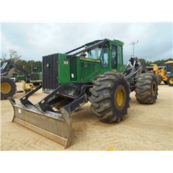 2013 JOHN DEERE 748H GRAPPLE SKIDDER, VIN/SN:650817 - DUAL ARCH, WINCH, ECAB W/AIR, 34.5-32 TIRES, M