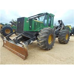2012 JOHN DEERE 748H SKIDDER, VIN/SN:639981 - DUAL ARCH, WINCH, ECAB W/AIR, 30.5-32 TIRES
