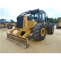 2014 CAT 525C GRAPPLE SKIDDER, VIN/SN:52501905 - DUAL ARCH, WINCH, ECAB W/AIR, 30.5-32 TIRES, METER 