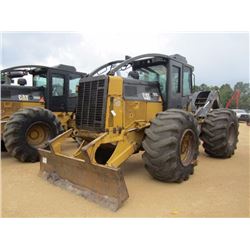 2010 CAT 525C GRAPPLE SKIDDER, VIN/SN:52500839 - SINGLE ARCH, WINCH, ECAB W/AIR, 30.5L-32 TIRES, MET