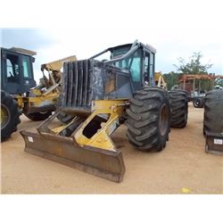 2005 JOHN DEERE 648G III GRAPPLE SKIDDER, VIN/SN:596616 - DUAL ARCH, WINCH, ECAB, 20.5L TIRES, METER