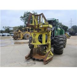 2014 JOHN DEERE 843K FELLER BUNCHER, VIN/SN:664028 - SAWHEAD, ECAB W/AIR, 34.5LS2 TIRES, METER READI