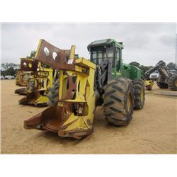 2009 JOHN DEERE 643J FELLER BUNCHER, VIN/SN:624266 - SAW HEAD, ECAB W/AIR, 28L-26 TIRES, METER READI