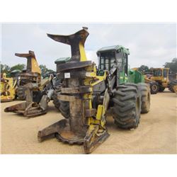 2006 JOHN DEERE 643J FELLER BUNCHER, VIN/SN:770153 - D22R SAW HEAD, ECAB W/AIR, 28L-26 TIRES, METER 
