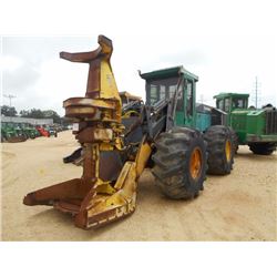 TIMBERJACK 740 FELLER BUNCHER, VIN/SN:002117 - FD22 SAW HEAD, ECAB W/AIR, 28L-26 TIRES, METER READIN