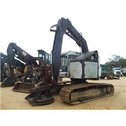 TIMBCO T415B TRACK FELLER BUNCHER, VIN/SN:TC817013196 - QUADCO SAW HEAD, ECAB W/AIR, METER READING 3