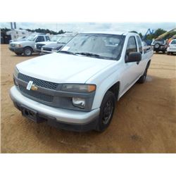 2005 CHEVROLET COLORADO PICKUP, VIN/SN:1GCCS196658283923 - EXTENDED CAB, VORTEC 3500 GAS ENGINE, A/T