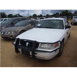 2006 FORD CROWN VICTORIA VIN/SN:2FAFP71W66X143519 - V8 GAS ENG, A/T