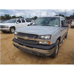 2003 CHEVROLET PICKUP, VIN/SN:1GCEK19V832195205 - EXTENDED CAB, GAS ENGINE, A/T