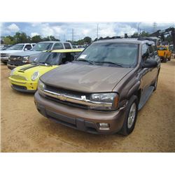 2003 CHEVROLET TRAILBLAZER TRAIL BLAZER, VIN/SN:1GNES16S036145644 - A/T, 6 CYL GAS ENGINE, ODOMETER 