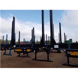 2017 (UNUSED) PITTS LT40-8L LOG TRAILER, VIN/SN:5JYLT4028HPP03279 - T/A, 4 BOLSTER, 11R24.5 TIRES ON