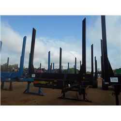 2015 PITTS LP40-4L LOG TRAILER, VIN/SN:5JYLP4228FP150387 - T/A, 4 BOLSTER, 11R24.5 TIRES ON STEEL DI