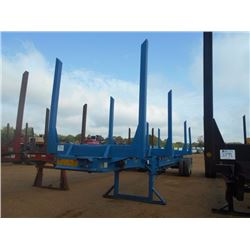 1996 PITTS 4 BOLSTER LOG TRAILER, VIN/SN:1PELT4023TP960719 - 11R24.5 TIRES