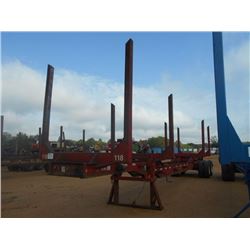 4 BOLSTER LOG TRAILER, VIN/SN:260686705 -11R22.5 TIRES