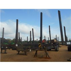 4 BOLSTER LOG TRAILER, - 295/75R22.5 TIRES