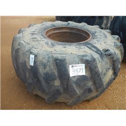(1) 35.5-32 LOG SKIDDER TIRE & RIM FIT TIMBERJACK