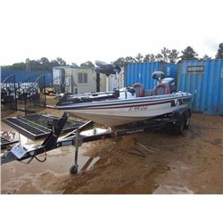 TRACKER 185TF BOAT, VIN/SN:BUJ97002J091 - PRO SERIES, YAMAHA 150 V6 ENG, MOTOR GUIDE 24V TROLLING MO