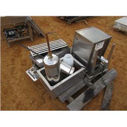 1 LOT MISC METAL CONTAINER