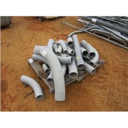 1 LOT MISCELLANEOUS SIZE PVC FITTINGS