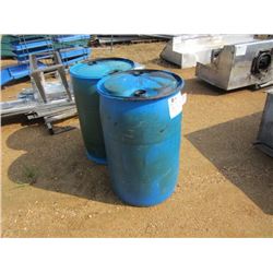 1 LOT PLASTIC BARRELS