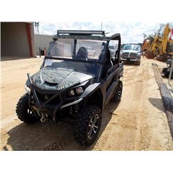 JOHN DEERE 850 RSX UTV, - WINCH, LIGHT BAR, GUN RACK, METER READING 148 HOURS