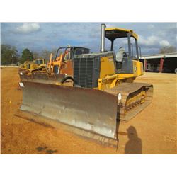 2008 JOHN DEERE 700J LGP CRAWLER TRACTOR, VIN/SN:159833 - 6 WAY BLADE, CANOPY, METER READING 4,731 H