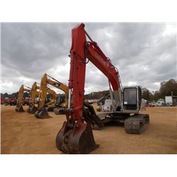 2006 LINKBELT 210LX HYDRAULIC EXCAVATOR, VIN/SN:K3J6-0933 - 9'6" STICK, 41" BUCKET, THUMB, AUX HYD, 