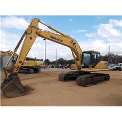 2006 KOMATSU PC200LC-7L HYDRAULIC EXCAVATOR, VIN/SN:A87724 - 9' STICK, 48" BUCKET, ECAB W/AIR, METER