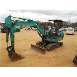 KOMATSU PC35R-8 MINI EXCAVATOR, VIN/SN:37512 - 4' STICK, 20" BUCKET, AUX HYD, BACKFILL BLADE, CANOPY