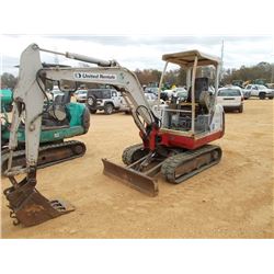 TAKEUCHI TB125 MINI EXCAVATOR, VIN/SN:12511793 - 5' STICK, 17" BUCKET, QUICK COUPLER, AUX HYD, BACKF