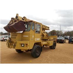 GRADALL G3WD WHEEL EXCAVATOR, VIN/SN:44155454 - TELESCOPIC BOOM, 60" BUCKET, ECAB