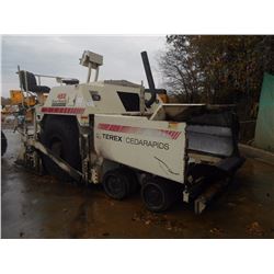 TEREX/CEDAR RAPIDS 452 ASPHALT PAVER, VIN/SN:0157920 - 10' FASTACH SCREED, METER READING 10,902 HOUR