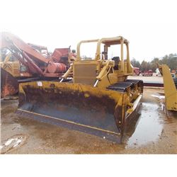 FIAT-ALLIS CRAWLER TRACTOR, VIN/SN:T019421 - STRAIGHT BLADE W/HYD TILT, SWEEPS, REAR SCREEN, CANOPY,