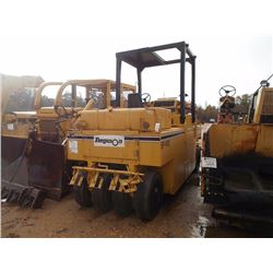 FERGUSON SP-912 PNEUMATIC ROLLER, VIN/SN:1284 - CANOPY, METER READING 678 HOURS