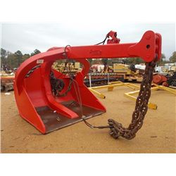 HAWCO RS-400 CLAMSHELL BUCKET, - 4 CUBIC YD ROCK SCOOP, 7' 3" WIDE, 3' 7" BOWL HEIGHT