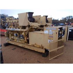 CAT 66B4046 GENERATOR SET, - 650KW, V12 CAT D398 DIESEL ENGINE ON SKIDS, METER READING 1,509 HOURS