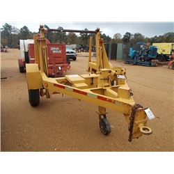 1997 BUTLER WIRE/CABLE REEL TRAILER, VIN/SN:1BUC10102V1008608 - S/A, 10.00R22.5 TIRES, HYD REEL LIFT